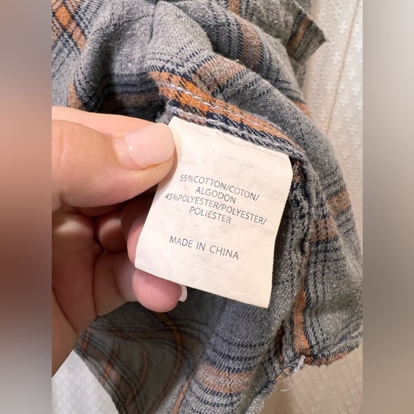 Men's Molokai Surf Co Plad Flannel Button Up Long Sleeve Shirt XXL - Picture 9 of 9